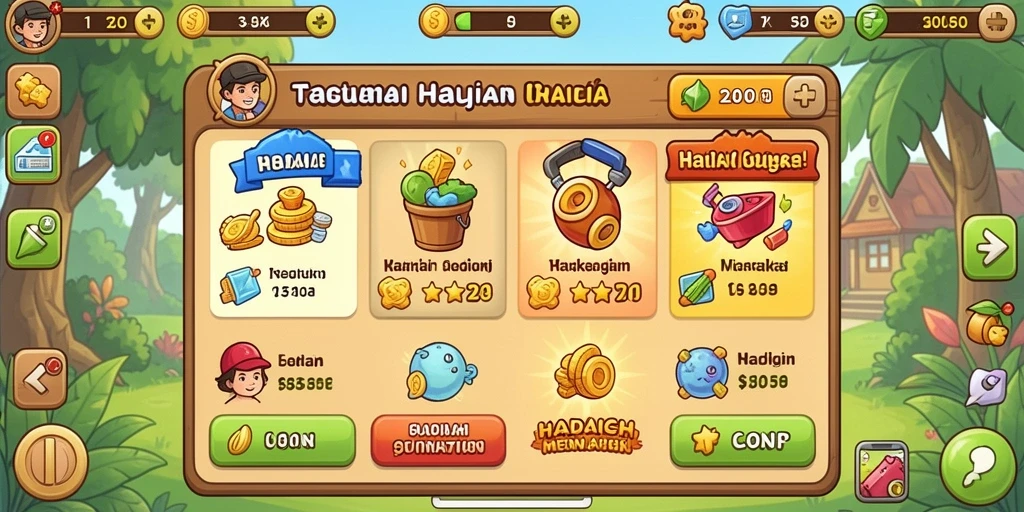 Tampilan antarmuka yang intuitif dan menarik.