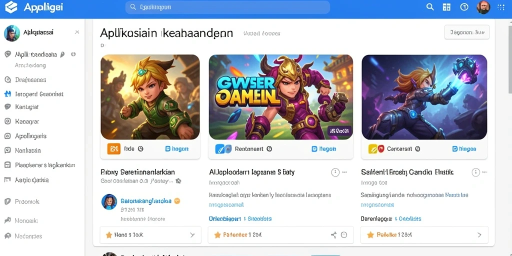 Tampilan utama IMBASLOT dengan berbagai pilihan permainan.