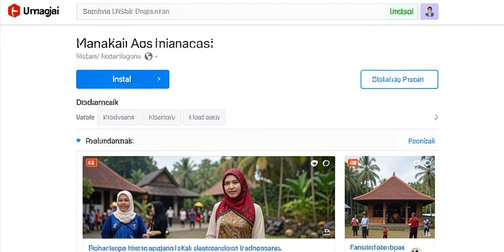 Tampilan antarmuka yang menarik dan sederhana.