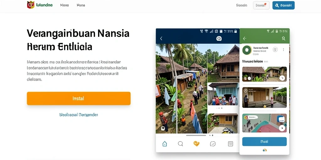 Tampilan antarmuka yang menarik dan modern.